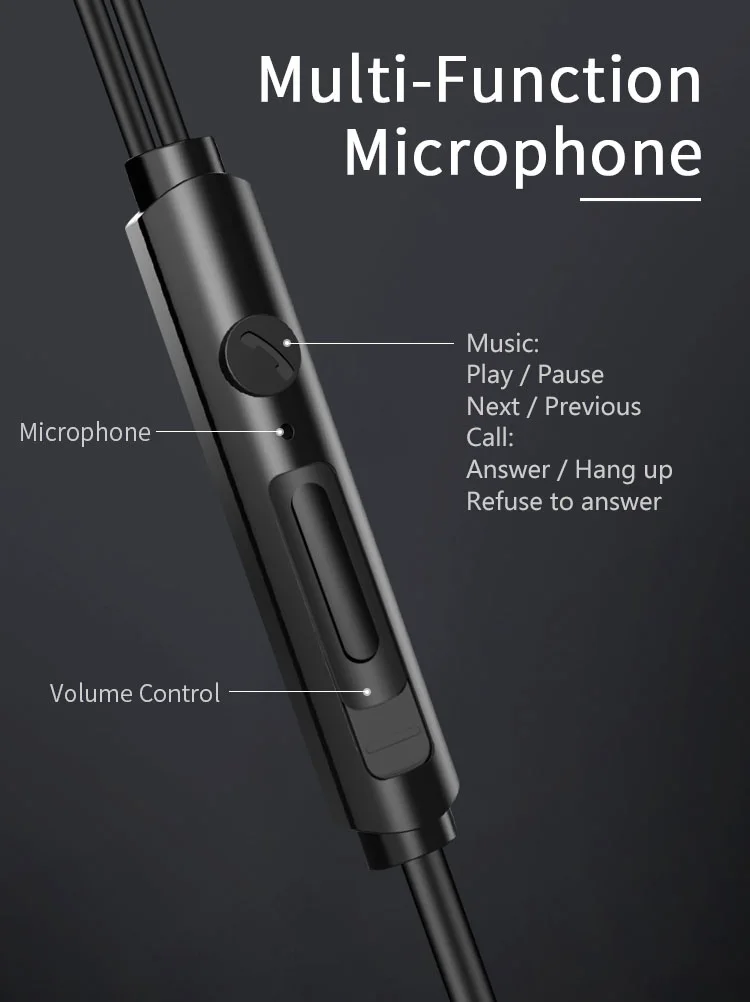 M9 спортивные металлические наушники-вкладыши с микрофоном для Xiaomi Mi8 iPhone 5 6 6S samsung huawei гарнитура fone de ouvido