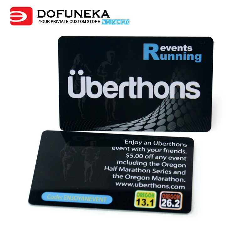 Customized High Quality 0.76 mm thickness PVC Business card printing