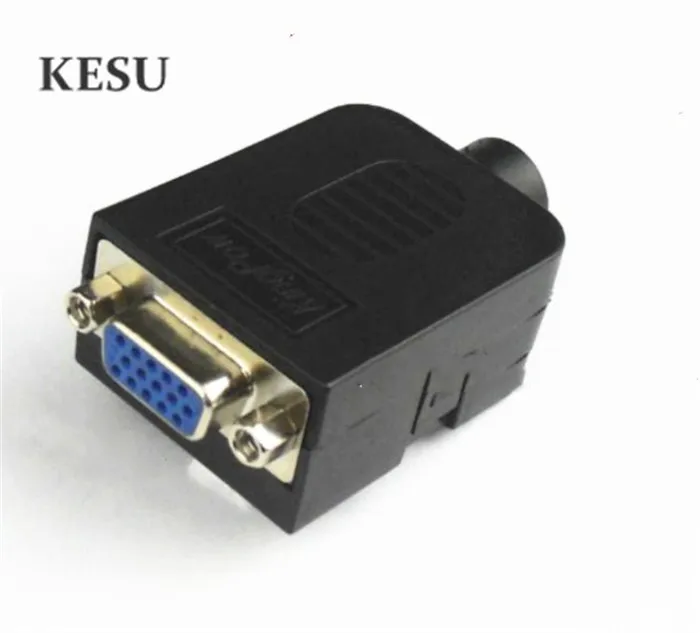 Высококачественный DB15 D-SUB VGA 15Pin 15-контактный Штекерный и гнездовой разъем