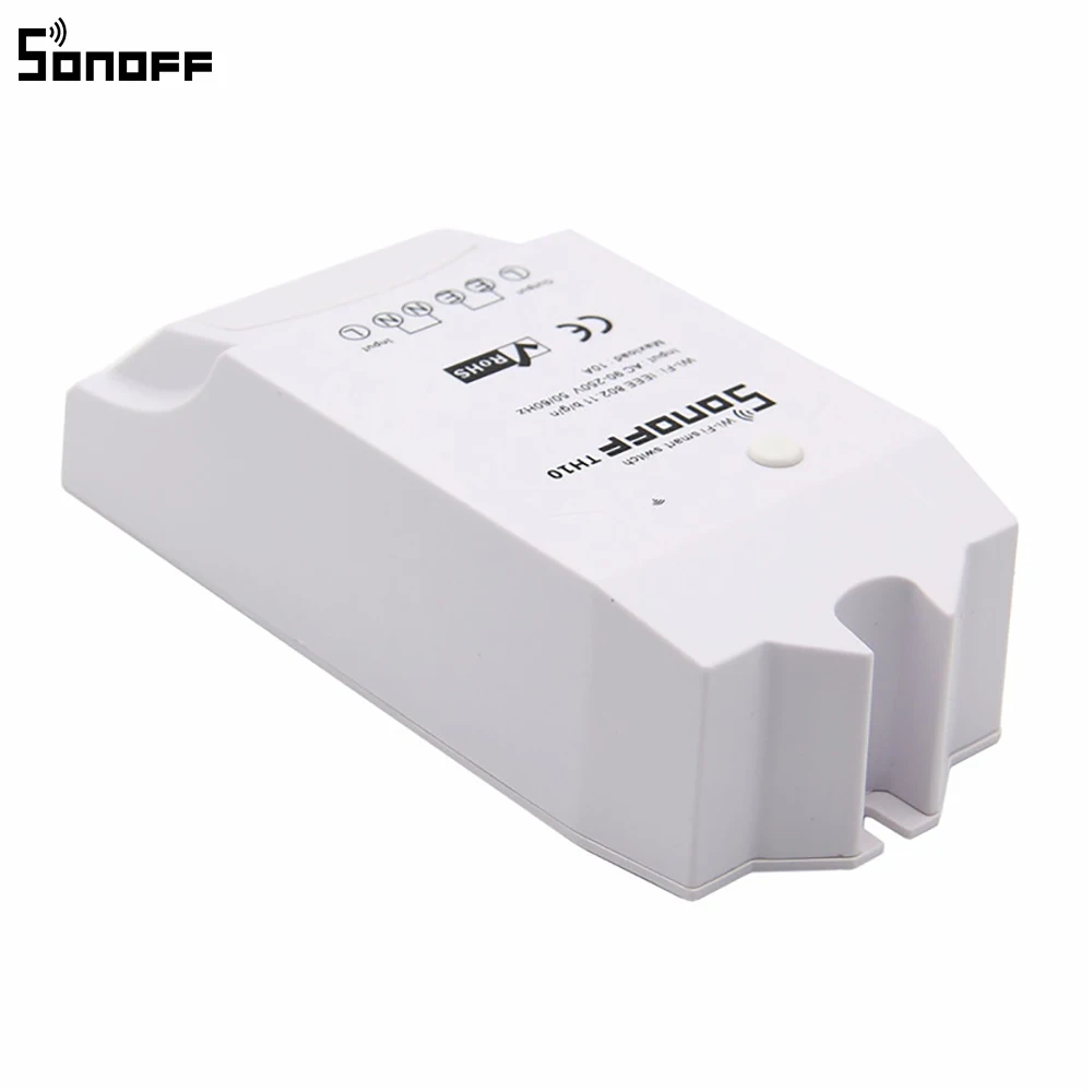 Sonoff TH10 Wi Fi Smart Switch 10A 2200 Вт беспроводные модули для автоматизации умного дома с
