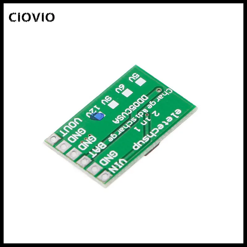 3.7V 4.2V Charger &amp 5V 6V 9V 12V Discharger Board DC Converter Boost Module for diy UPS mobile power 18650 lithium battery |