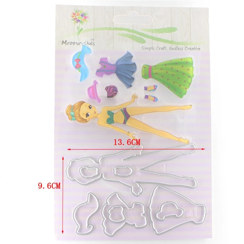 Новинка 2017 года милая силиконовая прозрачная печать для девочек + металлические