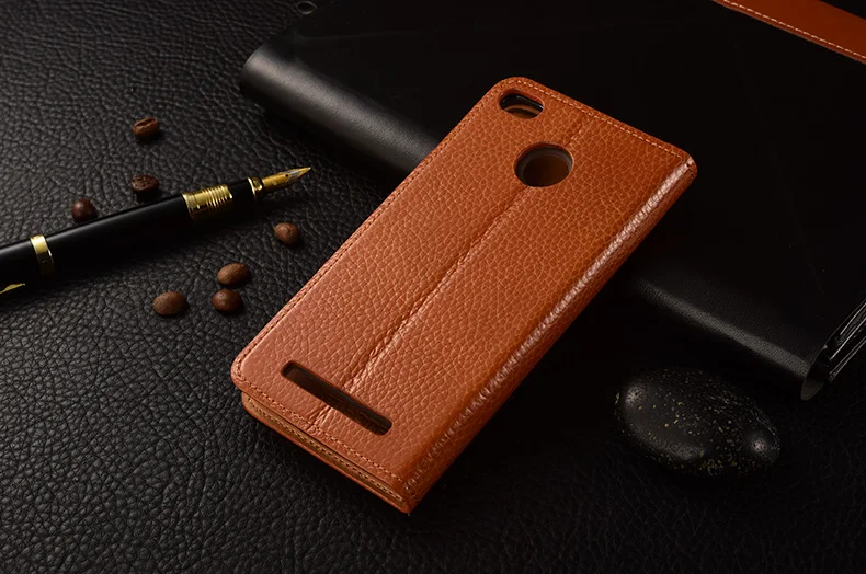 Чехол для Xiaomi Redmi 3S Чехол KEZiHOME личи Натуральная кожа флип-подставка кожаный чехол Капа для Xiaomi Redmi 3 Pro чехол для телефона s