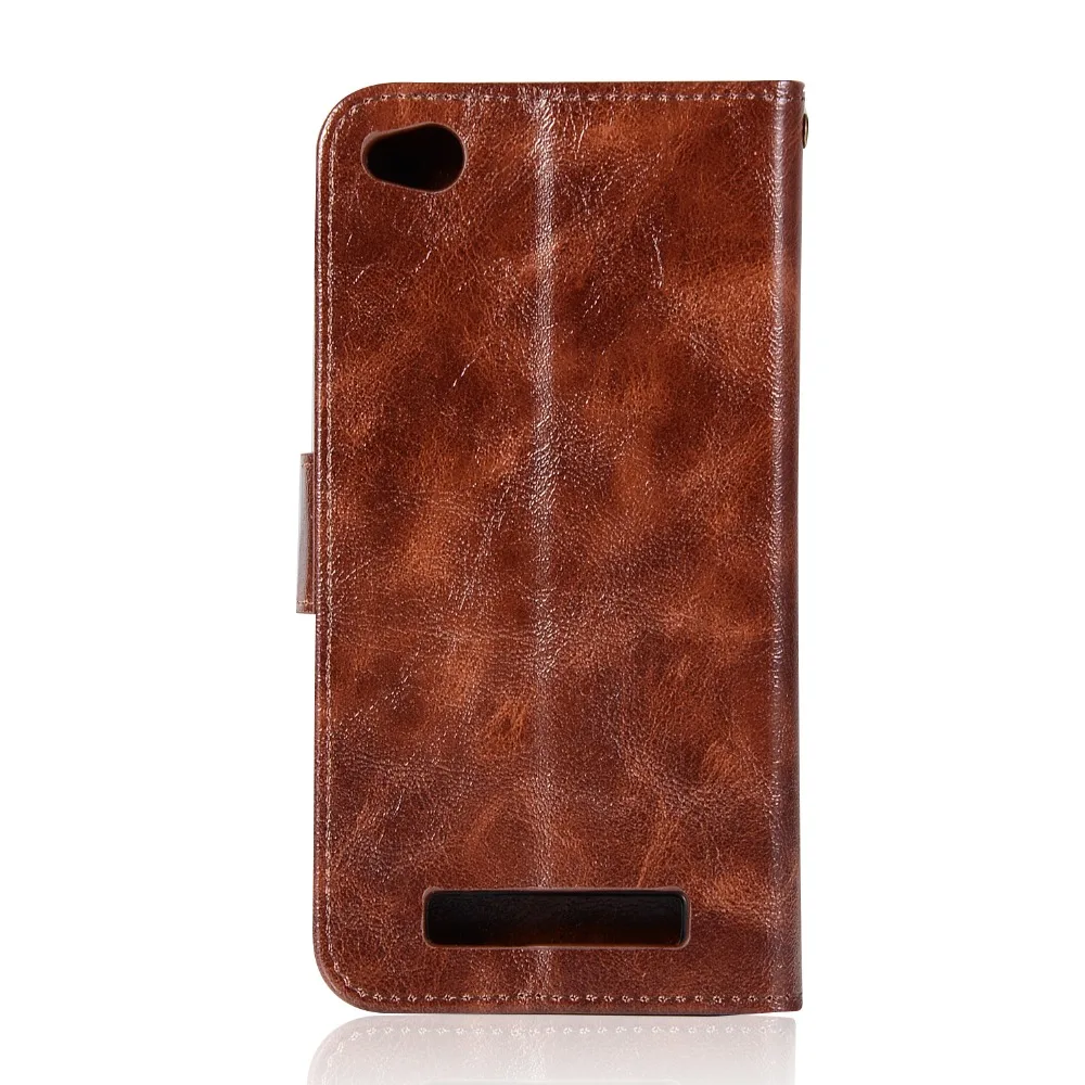 Retro Leather Case For Redmi 4A Luxury PU Cellphone for Wallet Card Holders Fundas | Мобильные телефоны и аксессуары
