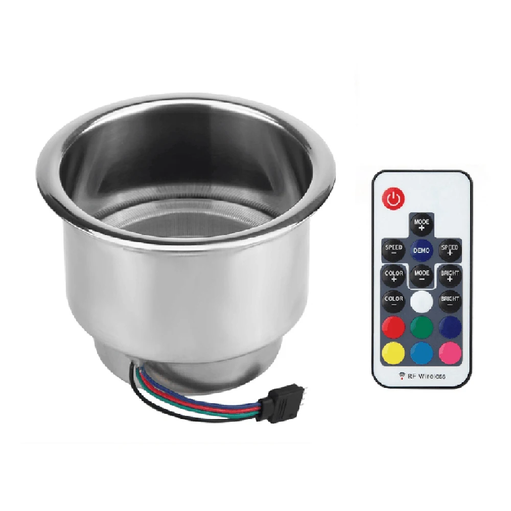Держатель чашки RGB LED свет держатель напитка дистанционное управление