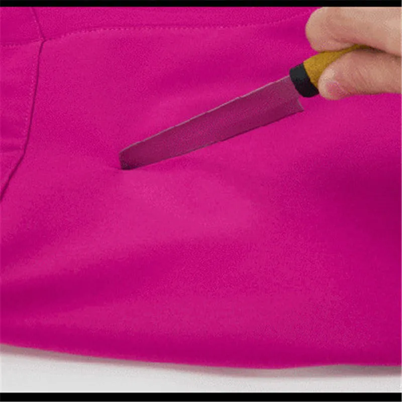 Тире Пхард Для женщин толстый теплый флис softshell Брюки для девочек Рыбалка Кемпинг