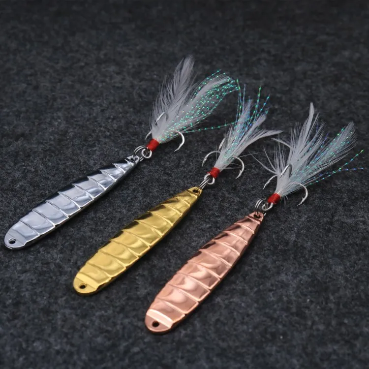 12 г металлическая блесна рыболовная приманка ложка шумовая блестящая твердая с