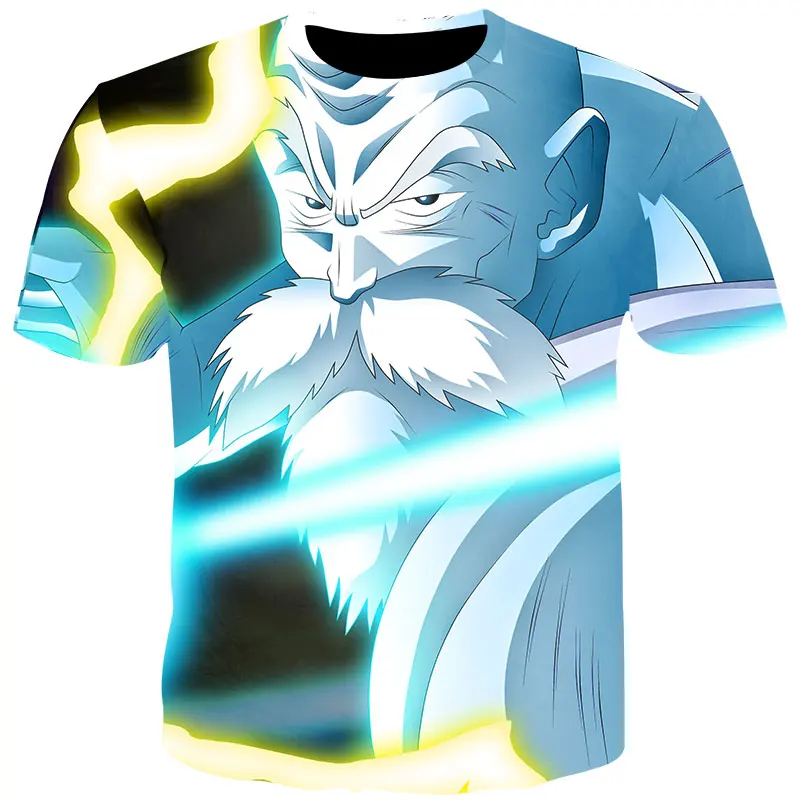 pattern 8 YOUTHUP Летние футболки мужские с принтом аниме Dragon Ball 3D футболка Oogway Tees Master Roshi Мужская футболка уличная одежда размера плюс - Цвет: pattern 8