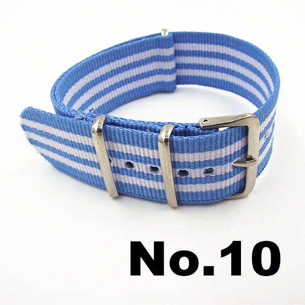 Ремешок нейлоновый для наручных часов водонепроницаемый 10 шт./лот 22 мм 40302|watch strap