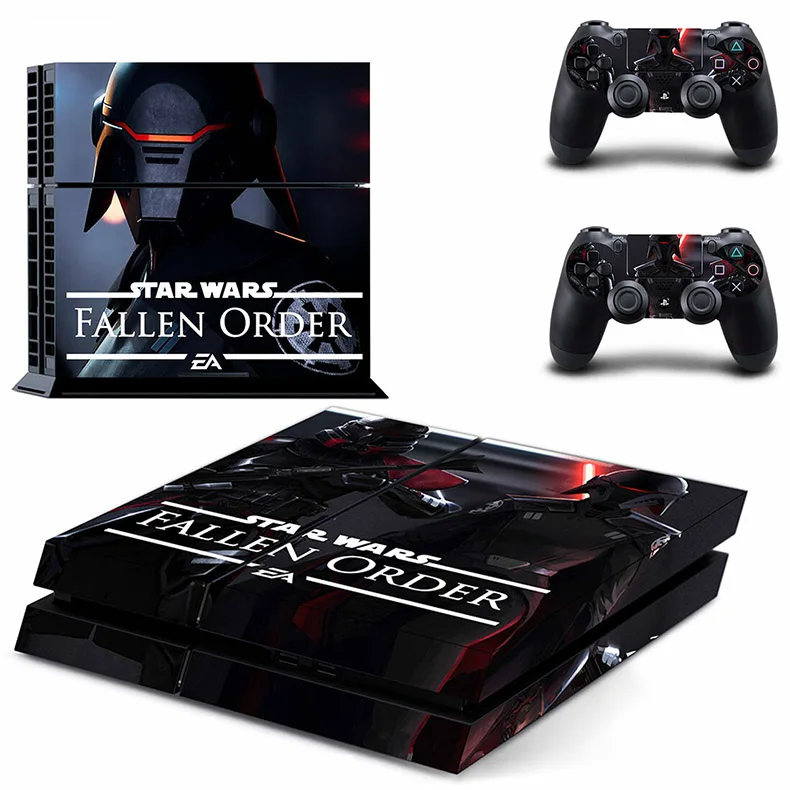 Звездные войны джедай Падший заказ PS4 Кожа Наклейка Play station 4 стикер s Pegatina для sony playstation 4 консоль и контроллер skins