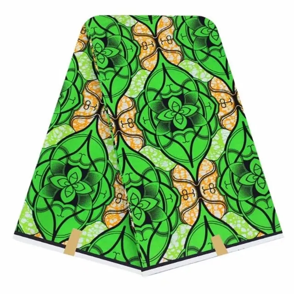 Новая африканская текстиль Воск печати ткани 6 ярдов Африки Стиль прочный pagnes для