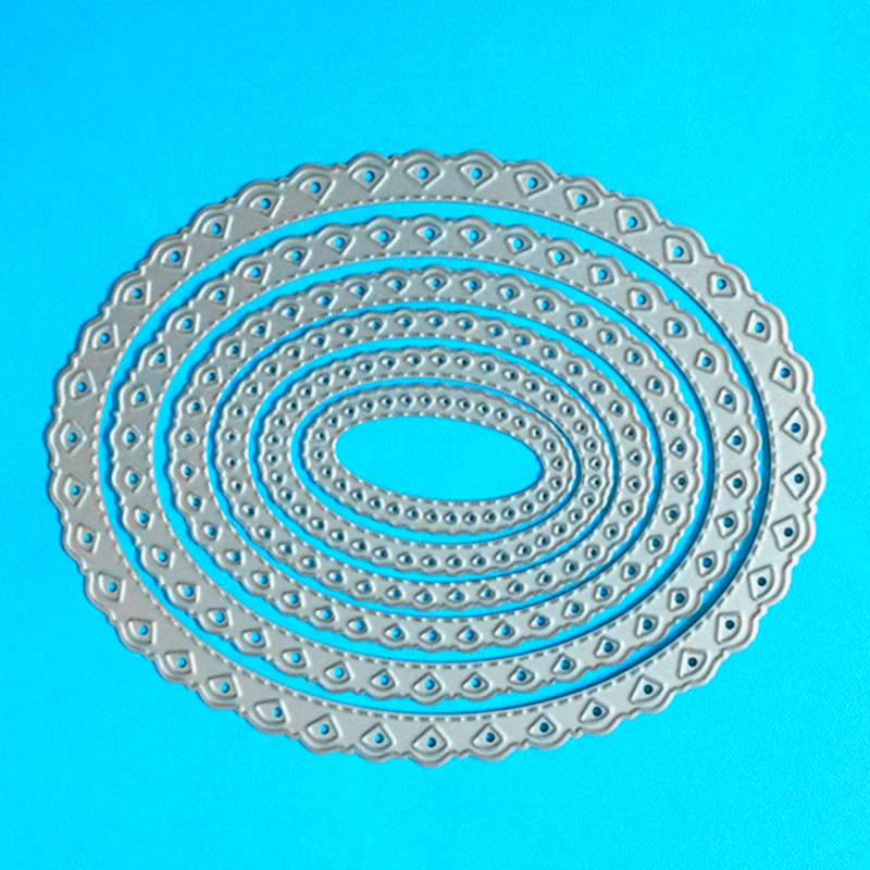 YLCD030 круглая рамка металлические режущие матрицы для трафареты скрапбукинга