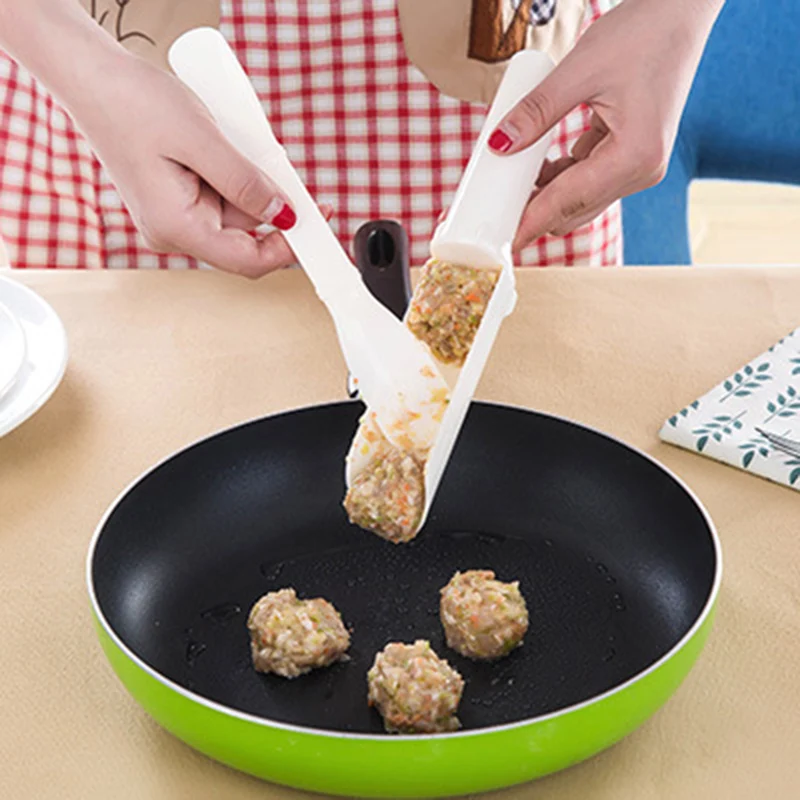 2Pcs/Set DIY Convenient Meatball Maker Useful Pattie Fish Beaf Meat Balls Burger Sets Kitchen Cooking Tools Gadgets Accessories | Дом и сад