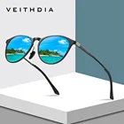 Солнцезащитные очки унисекс VEITHDIA, винтажные зеркальные алюминиево-магниевые очки с поляризационными стеклами, для мужчин и женщин, модель 6625,