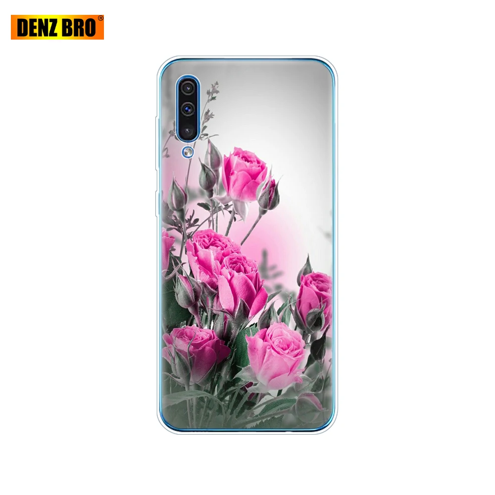 Для samsung Galaxy A50 силиконовый чехол ТПУ Прозрачная задняя крышка телефона для samsung A50 A505 A505F SM-A505F мягкий чехол 6,4 coque - Цвет: 61882