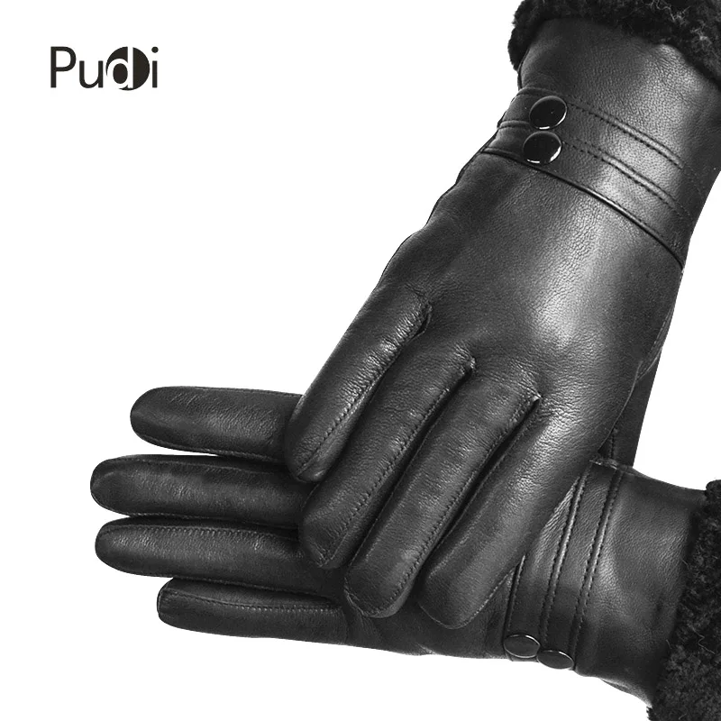 PUDI GL841W женские перчатки из натуральной овечьей кожи зимние модные кожи|Женские