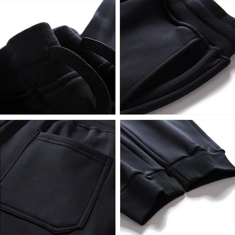 2XL-6XL Плюс Размер Мешковатые зимние штаны для бега мужские хип-хоп тренировки