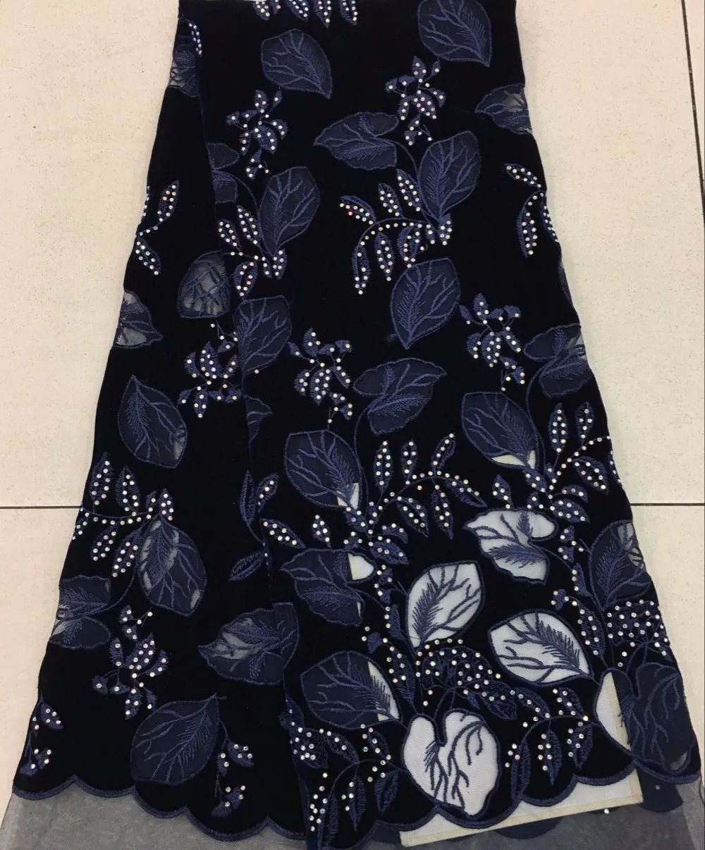 

flower laser cut Dubai lace/rhinestones velvet lace/Nigerian velvet lace/asoebi lace 5yards/lot for proms/evening gowns/aso ebi