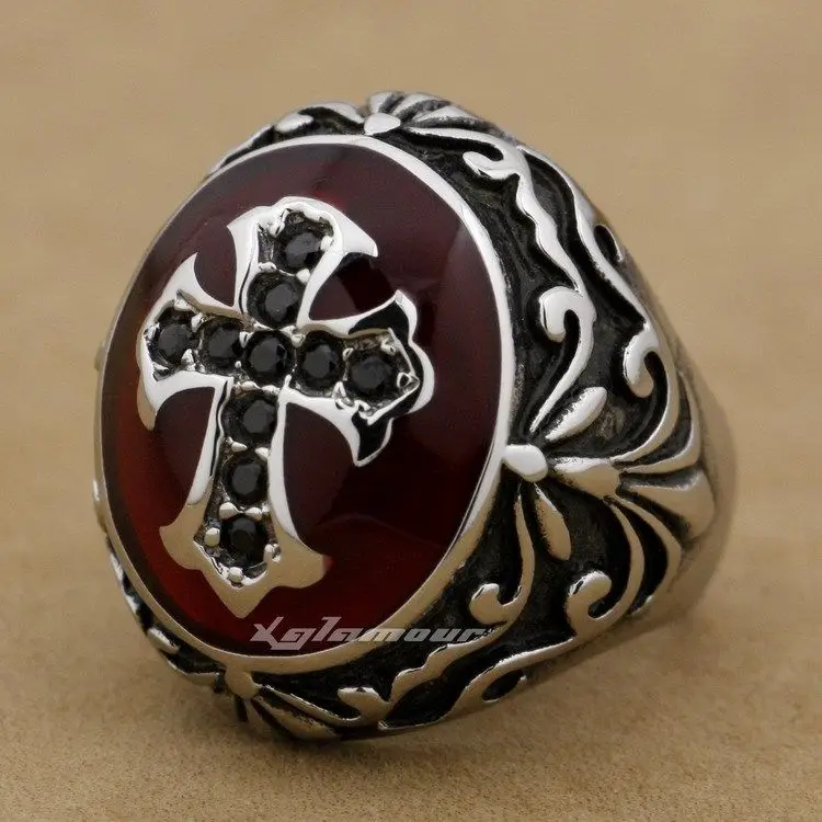 Байкерское кольцо 7M002 из нержавеющей стали с пластиковым покрытием|ring biker|steel trayring