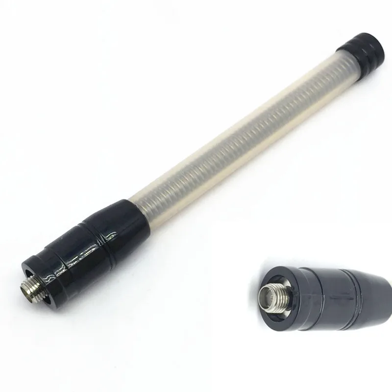 

Due-segmento UV 144/430 MHZ di trasparente bobina di antenna per baofeng BF888S UV5R UV6 UV8D TYT PUXING radio