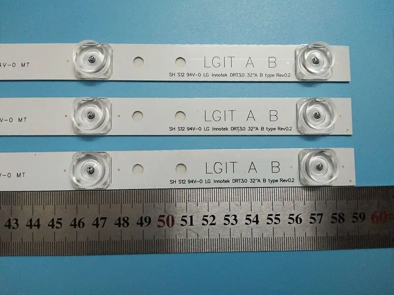 Новые 3 шт * 6 светодиодный 590 мм подсветка полосы совместимый для LG 32LB561V UOT