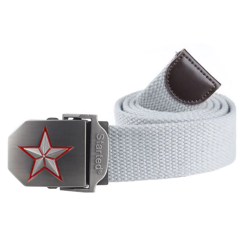 Style3 Gray Новинка, мужской ремень с автоматической пряжкой, уплотненные холщовые ремни, Коммунистический военный ремень, армейские тактические ремни, высокое качество, ремень 110, 140 см - Цвет: Style3 Gray