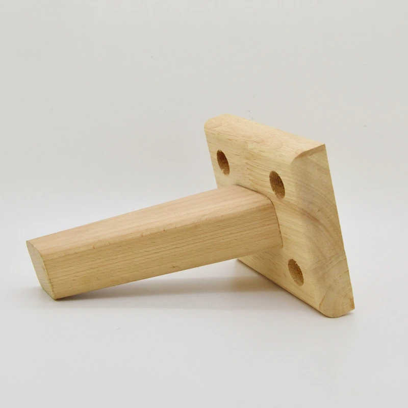 4 шт твердые деревянные ножки для мебели высокого качества резиновый деревянный