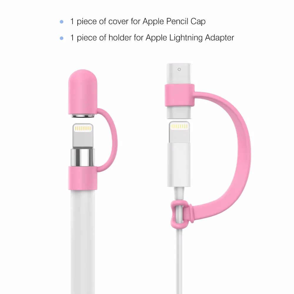 Держатель крышки карандаша для крышки карандаша Apple, силиконовые резиновые шапочки держатель для iPad 9,7 Pro Apple карандаш ручка Хранитель крышки
