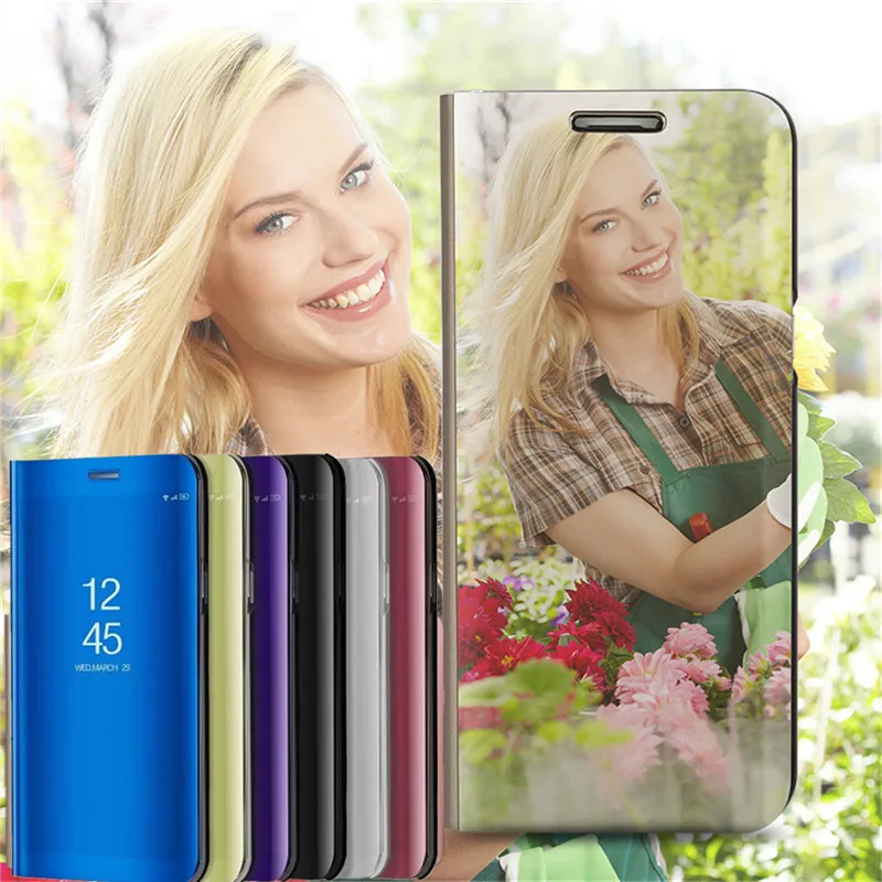 SPCASE Флип кожаный чехол для Redmi Note 5A 5 плюс 4X Вид из окна зеркальная подставка Xiaomi 8