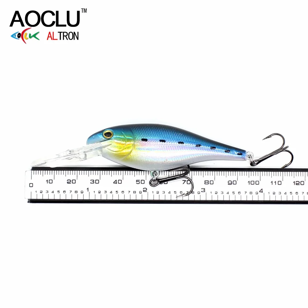 2018 AOCLU Новинка 6 шт./лот воблер 70 мм 8 г плавающая жесткая Приманка Minnow кривошипная