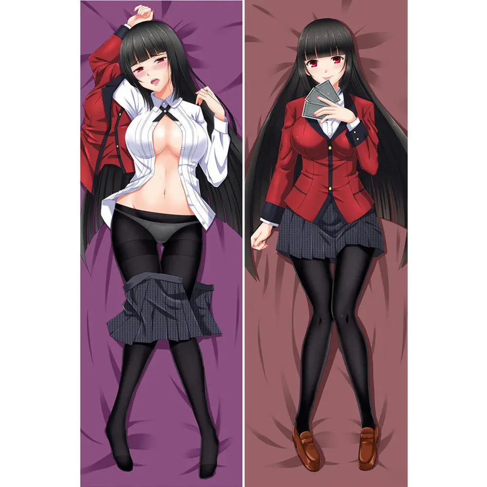 Дакимакура с аниме Kakegurui-компульсивное Gamb сексуальные девушки 150x50 см подушка