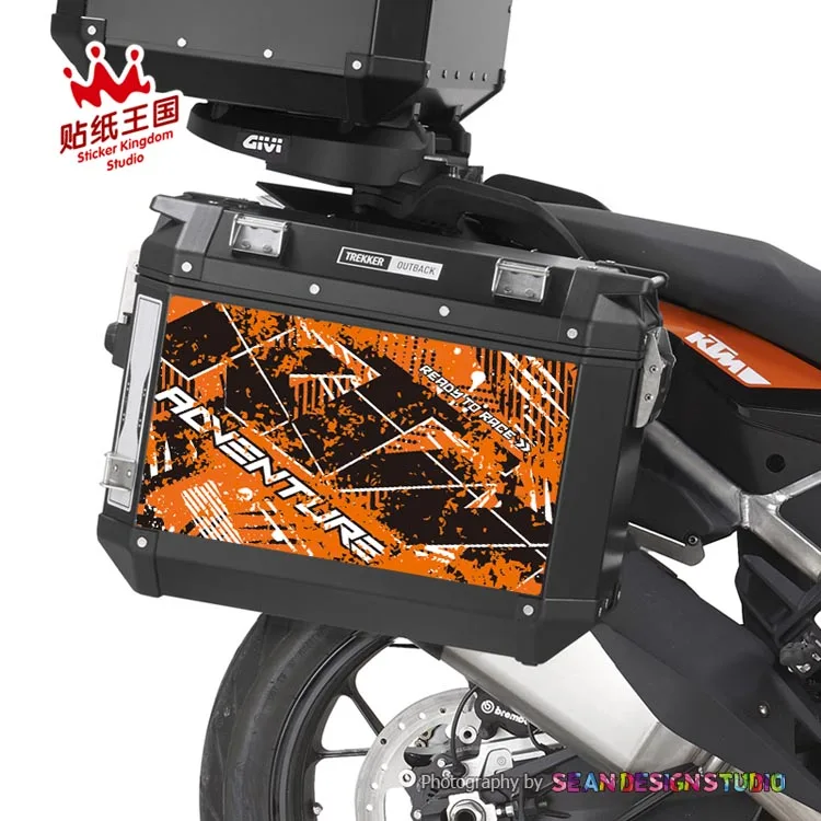 Для KTM 1050 1090 1190 1290R ADV камуфляжный чехол Обложка наклейки боковой Чехол Набор