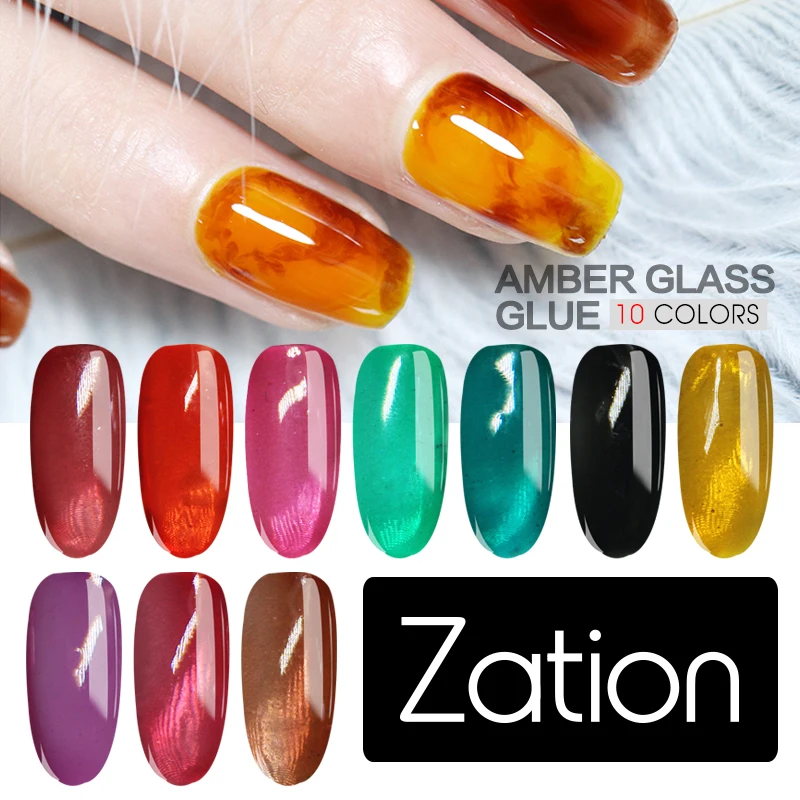 Акриловый полигель Zation Glass Hard Jelly быстрое наращивание ногтей Камуфляжный