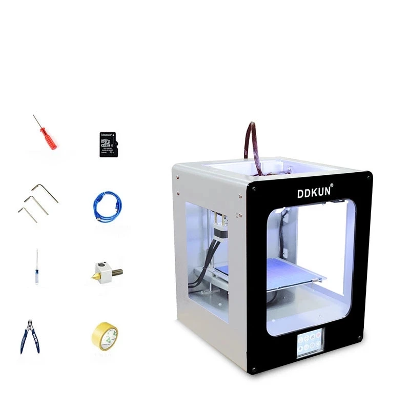 3D принтер FDM с металлической рамой компактный настольный образовательный корпус
