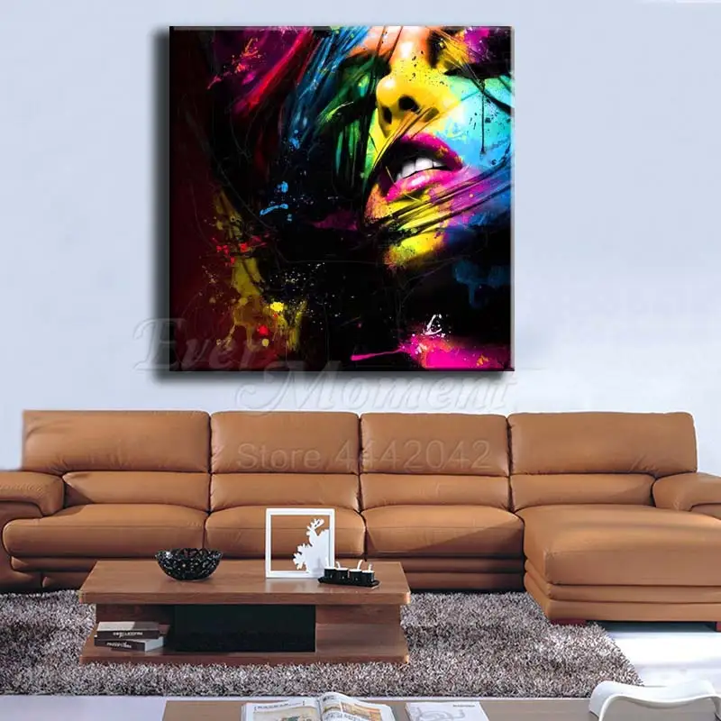 Алмазная живопись с красочной женщиной 5D сделай сам полноразмерная картина