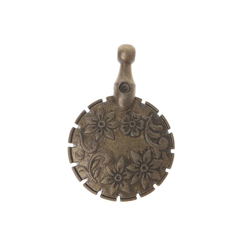 Нить для шитья резак пряжи подвеска Круглая Форма Античная бронза ремесло DIY