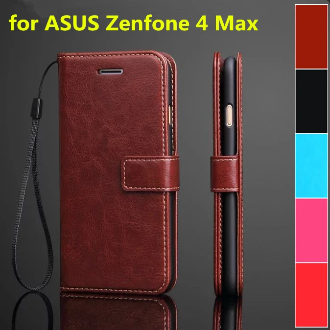 Чехол-бумажник с отделением для карт чехол ASUS Zenfone 4 Max ZC520KL Zenfone4 Pro ZC554KL откидной