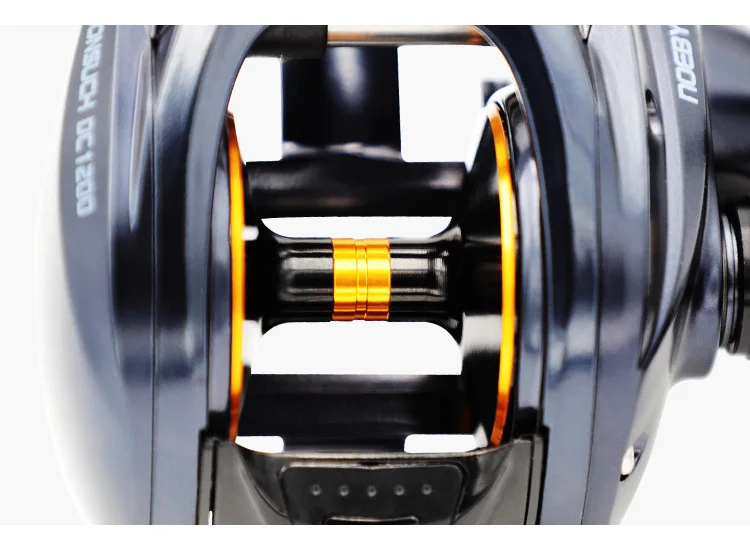 NOEBY РЫБОЛОВНЫЕ КАТУШКИ не такие DC1200 высокая скорость baitcasing Шестерня Вьюрка соотношение 6,3: 1 11BB приманка литье колесо Максимальная мощность 12 кг Pesca
