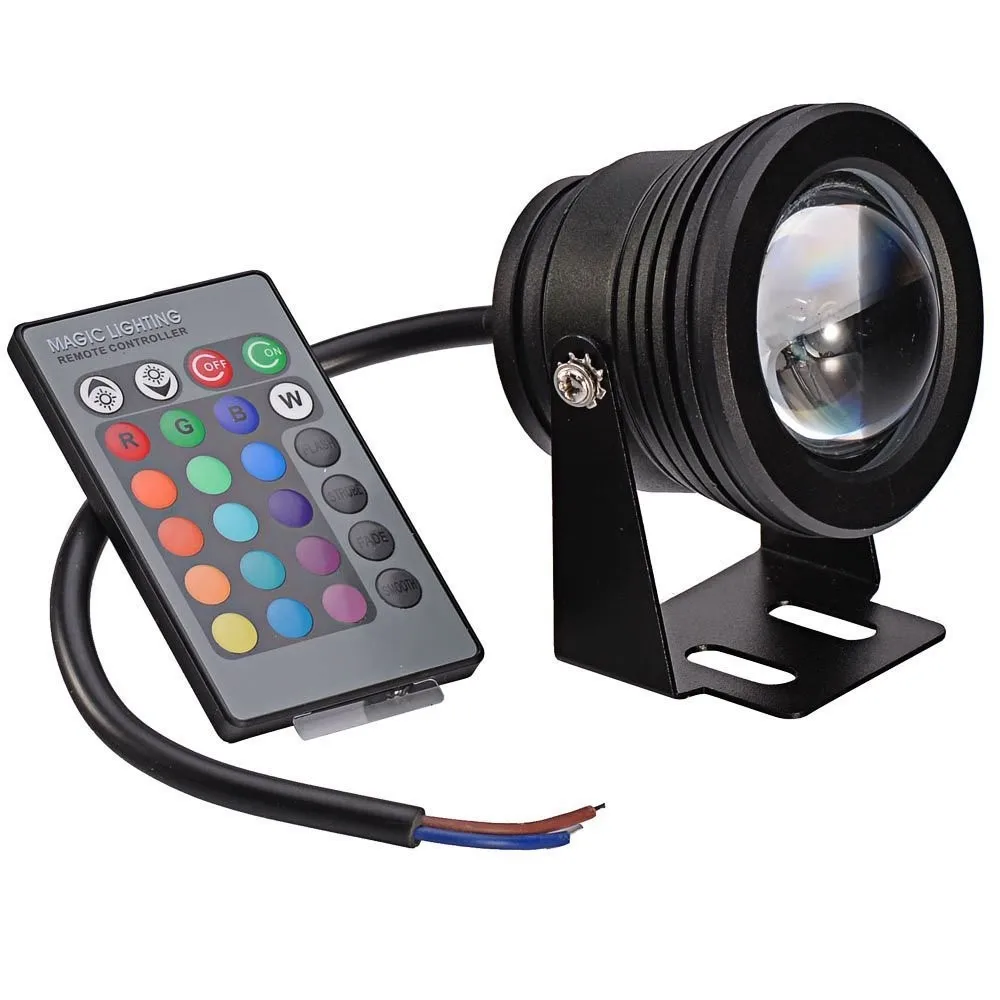 10 Вт Открытый 12 в RGB 16 видов цветов светодиодный подводный фонтан свет