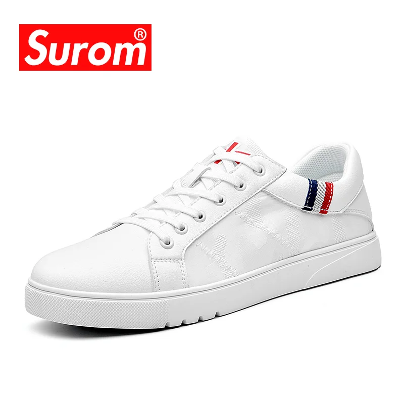 SUROM кроссовки мужские роскошные Брендовые повседневные туфли 2019 Новая модная