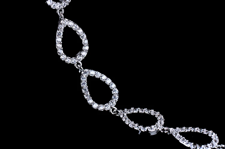 2015 Fashion charm water drop AAA CZ bracelet GLS0298 | Украшения и аксессуары