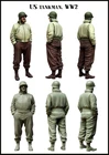 Фигурки из 135 смолы, модель Kit-C209 WW2 US. Танкист в разобранном виде, неокрашенный