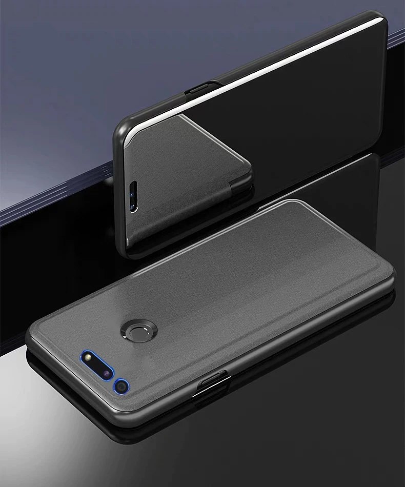 Чехол honor View 20 для huawei honor 20, откидная подставка, прозрачный зеркальный чехол для телефона huawei honor View 20, чехол honor 20 Pro YAL-L21