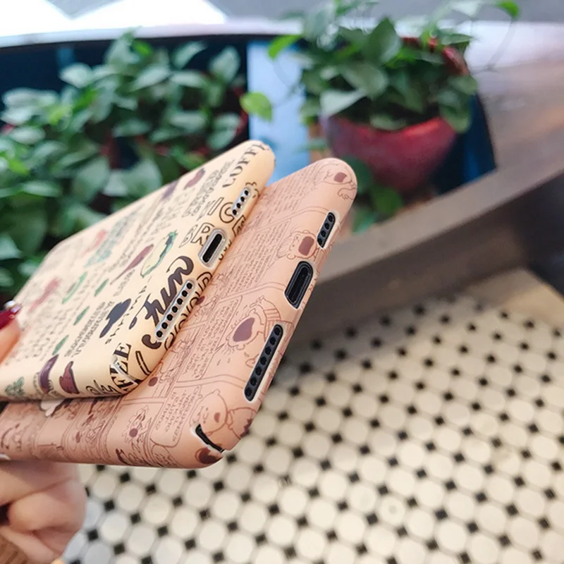 Чехол для телефона с мультяшным рисунком iphone 11 Pro Max женские модели все включено