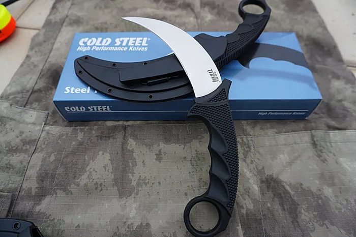 Новый нож karambit из холодной стали стальной Tigers с фиксированным лезвием походные