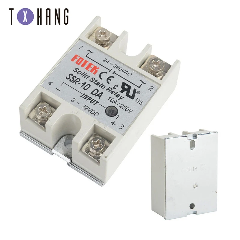 Промышленное твердотельное реле SSR 100A с защитным флагом SSR-100DA SSR-75DA SSR-60DA 10DA 25DA 40DA DC