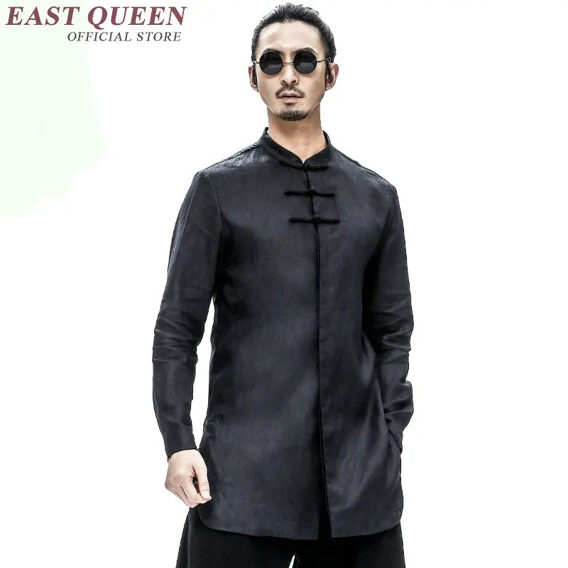 

Традиционная китайская одежда для мужчин, чонсам, топ, костюм Тан, традиционный китайский топ Tangzhuang, мужской костюм KK008