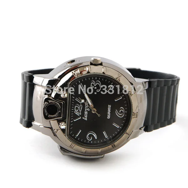 Бесплатная доставка военные часы с зажигалкой новинка мужские Кварцевые