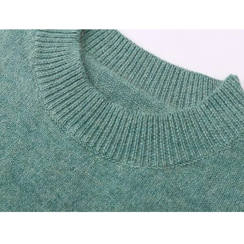 

EORUTCIZ Winter Sweater Women Pullovers Thick Knitting Warm Oversize Autumn Vintage Top Long Sleeve Basic Sweater LM0103