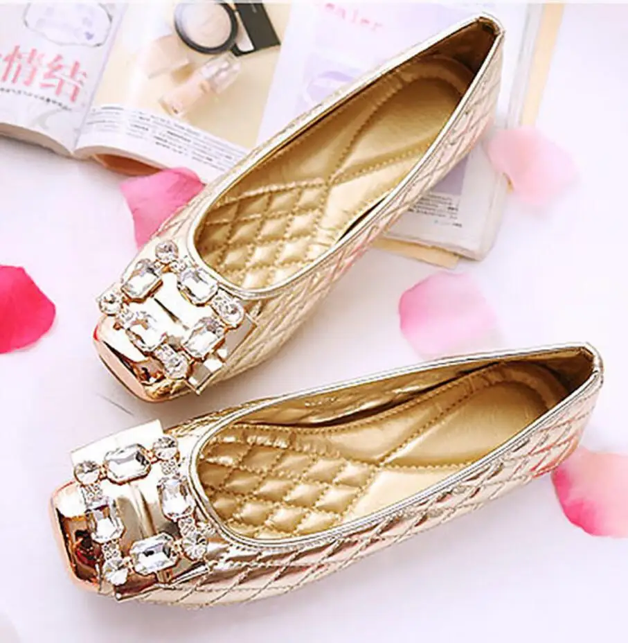 Chaussures femme 2020 женские балетки на плоской подошве Туфли с квадратным Глубина